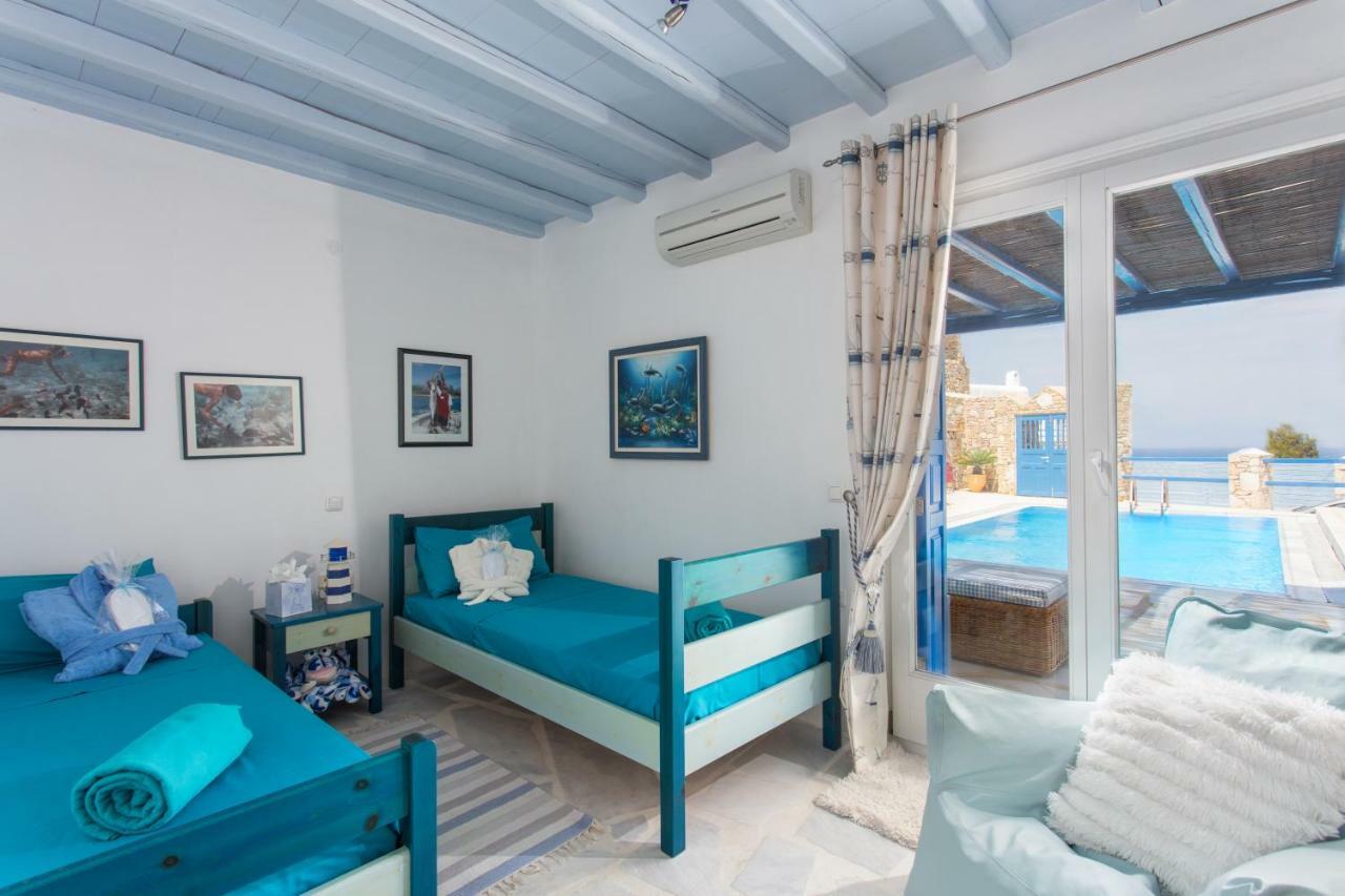 Villa Celestia Ornos  Esterno foto